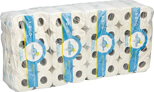 Wepa Toilettenpapier Tissue 3-lagig naturweiß 64 Rollen