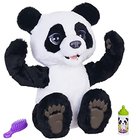 FurReal Hasbro Friends Plum, Mein Knuddelpanda, interaktives Plüschspielzeug, ab 4 Jahren