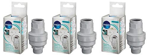 Wpro ACQ002 - Valvola di arresto dell'acqua, 5 cm 3 pezzi