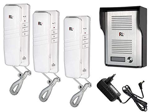CITOFONO A Parete con 3 CORNETTE APRIPORTA con Tasti INTERFONO CANCELLO RL-3203A CW553