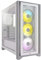 CORSAIR iCUE 4000X RGB Mid-Tower-ATX-PC-Gehäuse mit Gehärtetem Glas - 3x SP120 RGB ELITE Lüfter - iCUE Lighting Node CORE Controller - Hoher Luftstrom - Weiß