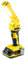 TROTEC PWLS 10-20V Akku-Arbeitsleuchte 300 lm LED-Stableuchte Taschenlampe 110 Lux Baustrahler Scheinwerfer Werkstattlampe Lampe