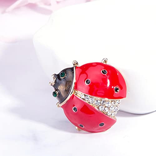 hcma Broche Coccinelle Coccinelle Insecte émail personnalisée