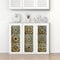 Stick on Tiles Baroque Gold Tile Stickers PVC Self Adhesive Wall Tiles Heat Resistant Tile Stickers for Kitchen Bathroom Waterproof Peel and Stick Floor Tiles Tile Paint 15x15cm