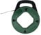 IRSCorp 4mm 100ft Fish Tape Reel PET Cable Puller Cable Rods Shatterproof Case Electrical Cable Puller Through Wall Wire Guide Device Threader Black