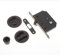 Sliding Door Bathroom Mortice Lock - Dark Bronze