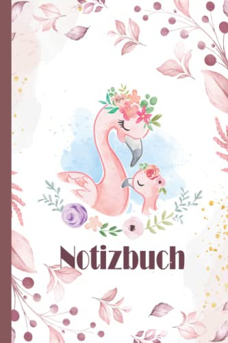 Flamingo Notizbuch: Flamingo Notizbuch, breites liniertes, liniertes Papier-Notizbuch für Schule, Studenten, Geschenk für Kinder, Jungen, Mädchen, Teenager, Flamingo-Notizbücher, Flamingo-Liebhaber