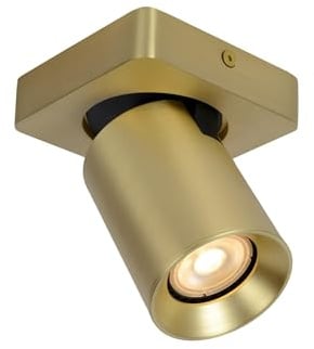 LUCIDE Nigel - Ceiling Spotlight - LED Dim to Warm - GU10 (MR16) - 1x5W 2200K/3000K - Matt Gold/Brass