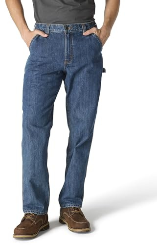 Carhartt Men's Loose Straight Denim Dungaree, Canal, W34 x L32