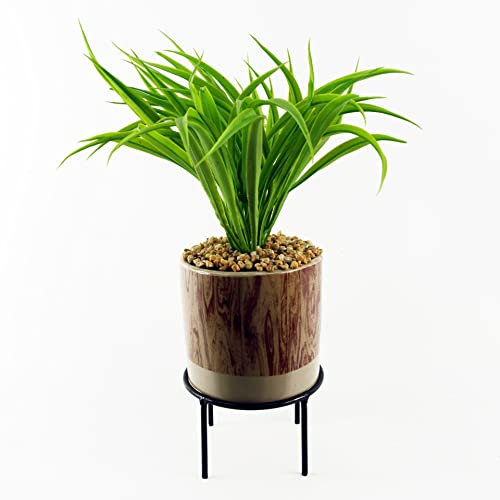 Leaf Design UK Plante Artificielle réaliste avec Pot en céramique 35 cm