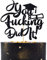 You Did It Cake Topper, Klasse 2023 Abschluss-Kuchendekorationen, We are so Proud of You, Congrats Grad Party Dekorationen Supplies Schwarz Glitzer