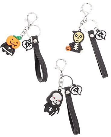 Alipis 6stücke Teiliges Halloween Schlüsselanhänger Kürbis Langlebige Und Dekorative Schlüsselanhänger Für Taschen Rucksäcke Und Zu Halloween