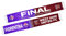 Zeus Party Sciarpa FIORENTINA WEST HAM Speciale Finale Conference League