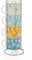 Cooksmart Set of 4 Stackable Mugs | British Designed Stacking Mugs for All Kitchens | Stacking Mugs for Modern Kitchens with Lovely Designs - English Meadow