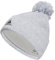 adidas Recon Ballie Herren Beanie, Standard-Passform, Fleece-gefüttert, Wintermütze, Strickmütze mit PomBucket Hut, Weiß-Hellgrau/Weiß/Schwarz, EinheitsgröÃŸe