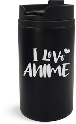 Mug isotherme avec inscription « I Love Anime Life Style Japanese Manga »
