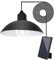 SALCAR Solar Hängelampen für Außen Wasserdicht, Aluminum Solarlampen Hängend mit 5m Kabel, 270 ° Einstellbares Solarpanel, Pendeleuchte für Camp Zelt, Angeln, Hühnerstall - 6500K Kaltweiß