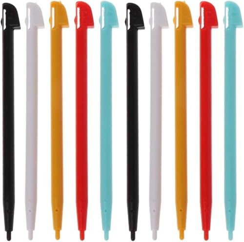 10 lápices capacitivos multicolor elegantes de color compatibles con consola Wii U WIIU, fácil de usar y seguro, controladores, sistemas heredados, accesorios, Wii U, sistemas Nintendo