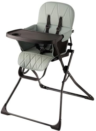 THERMOBABY - Chaise haute pliable HANDY pour Bébé - Pliage Rapide et Facile - Entretien facile - Tablette Amovible