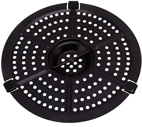 Air Fryer Replacement Grill Pan, 15.5cm 6.1 Inch Non Stick Nonstick Salter Dual Air Fryer Grill Tray Replacement Plate 15.5 Cm Tower Crisper Plate Accessories Coating Rack Parts