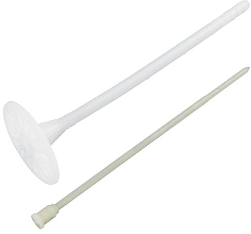 AERZETIX - Ensemble de 25 Chevilles d'isolation à Frapper Ø8x195 mm + 25 Clous 200 mm - en Nylon - Fixation de Panneaux Isolant Plaque Thermique polystyrène extrudé expansé