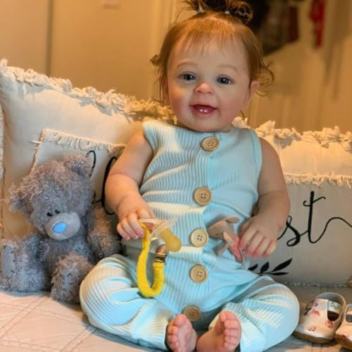 Hserial Reborn Babys vollsilikon Puppen mädchen 24zoll 60cm lebensechte babypuppen wie echtes Toddler Junge