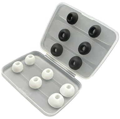 INSEOWI Noise Reducing Silicone Ear Tip 12Pcs Set Secure For/Active Lifestyles Easy Clean Materials Noise Isolation Ear Tip
