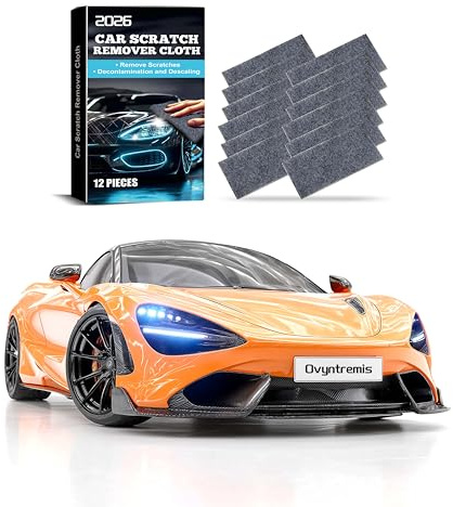 Nano Sparkle Tuch Auto Kratzer Entferner Original, 12 Stück Auto Kratzer Reparatur Tuch, Lack Kratzerentferner für alle Lackfarben, Poliertuch gegen Lackschäden, Glanz & Schutz