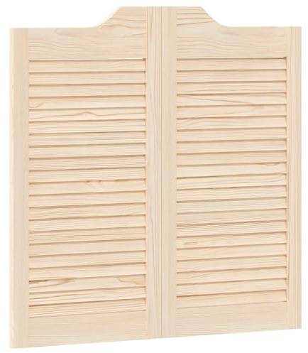 vidaXL Schwingtüren 80 x 40 cm Massives Kiefernholz Natur