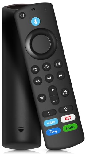 Replacement Voice Remote Control for Fire Smart TV, Firestick Remote for TV Stick/Cube & 4K Max/4K (1st/2nd Gen)/Lite/HD, Smart TV (3rd Gen), Fit for Insignia/Pioneer Hisense Smart TV