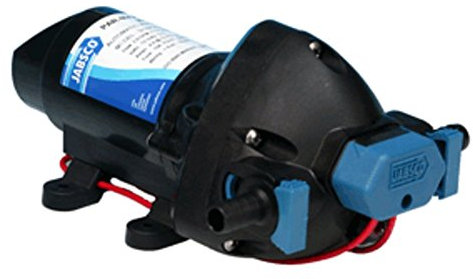 Jabsco 31395-0092 Marine ParMax 2.9 Pompa sistema acqua (2.9-GPM, 50-PSI, 12-Volt), Nero