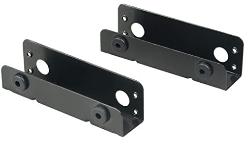 Akasa 3.5 HDD Mounting Kit | 5.25 PC Bay | Anit-vibration Rubber Rings | AK-HDA-08BK