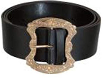 Unbekannt Herren Gürtel für Kostüme schwarz Kostüm-Zubehör Fasching Karneval (95 cm)