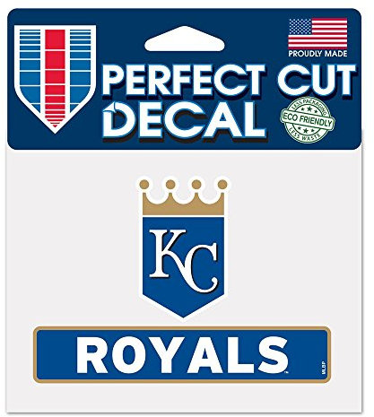 Wincraft Snack-Schale MLB Kansas City Royals wcr17949014 perfekten Schnitt Farbe Aufkleber, 11,4 x 14,6 cm