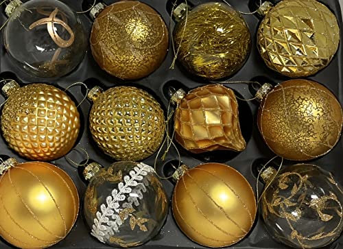 MC Trend 12er Set Weihnachtskugeln Ø 8cm Weihnachtsbaum Kugeln Christbaumkugeln Weihnachten
