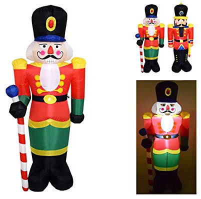 Di Canio Store Soldato SCHIACCIANOCI Gonfiabile con LUCI 2 Ass.