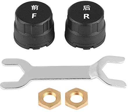 Bluetooth Reifendruckkontrollsystem, Motorrad TPMS BT Reifendruckkontrollsystem für iOS/Android mit Reifensensor