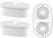 Waterdrop WD-PF-01A Plus Replacement Filters for All Waterdrop Tank Filtration System, NSF Certified, Last Up to 2 Months or 757 L (Pack of 3)