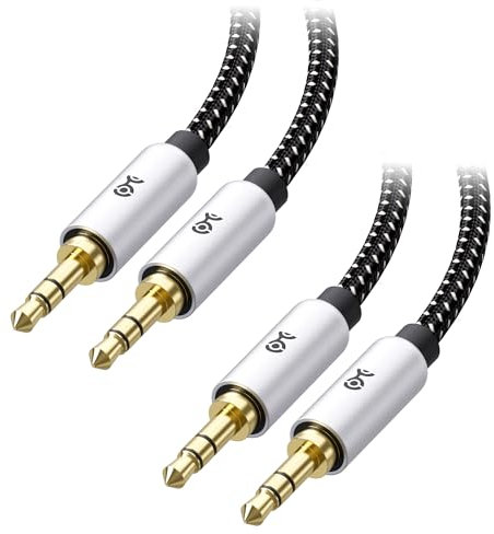 Cable Matters Confezione da 2 cavi audio da 3,5 mm 6 piedi (cavo aux da 3,5 mm/cavetto aux, cavo per cuffie, cavo audio da 3,5 mm da maschio a maschio) - 6 piedi / 1,8 metri