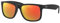 Ray-Ban RB4165 Justin Sonnenbrille, rechteckig, Schwarz (Black Rubber/Orange Mirror), 55 mm