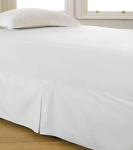 Tour de lit de luxe blanc facile d'entretien doux 40 cm de hauteur respirant Lit simple double King size