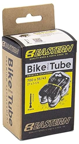 Innenschlauch für Pendler, Fahrradmantel, 700 x 35/43 C, 60 mm, Schwarz
