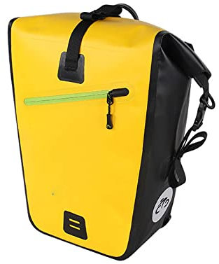 shengyi Fahrradtasche Für Gepäckträger, Wasserdicht Und Reflektierend Fahrrad Rucksack, 20L Fahrradtasche Rucksack, Perfekt Zum Radfahren Und Pendeln, Yellow, 20L