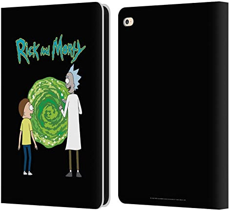 Head Case Designs Offizielle Rick and Morty Charakter-Kunst Grafiken Für Staffel 5 Leder-Wallet-Hülle Kompatibel mit Apple iPad Air 2 (2014)