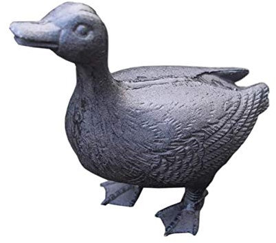 Gartenstatuen Gartenskulptur Kopf-up-Duck-Skulptur, Retro-Gusseisenhandwerk, Garten-Dekoration Anhänger, Wanddekoration, Kopf-up-Ente