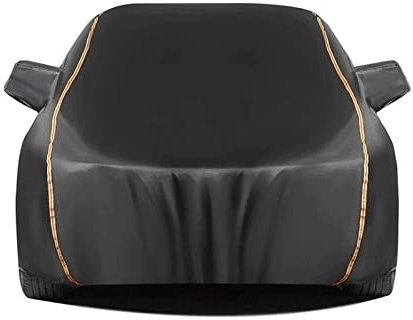 Autoabdeckung Für Dacia Sandero Stepway Sandero 2 Stepway Sandero 3 Stepway| wasserdichte Staubdichte Autoabdeckung Outdoor Wetterfester UV-Schutz Atmungsaktive Autoabdeckung (Color : Black, Size :
