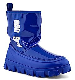 UGG Classic Brellah Mini Stivali da pioggia da donna, Blu Regale, 37 EU