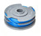 MOECSHSY Strimmer Spool for Flymo, Strimmer Wire,Trimmer Spool Line for Flymo Φ1.5mm Double Autofeed Spools Replacement Compatible for Flymo FLY289 Grass Cutter Trimmer Wire Refills 36ft