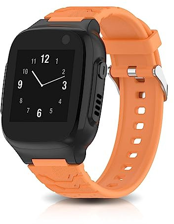 SeNool Armband Kompatibel mit Xplora X5 Play, [Premium Silikon Ersatzbänder] [Wasserdicht] [Leicht und Angenehm], Uhrenarmband Kompatibel mit Xplora X5 Play - Orange