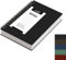 RETTACY A5-Notizbuch, Notizblock, Spiralbindung, 300 Blatt/150 Seiten zum Schreiben, 100 g/m², College-liniertes Papier, Retro-PVC-Einband, für Männer, Arbeit, Büro, Schule, 14,5 x 21 cm, Schwarz